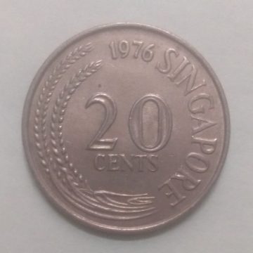 20 Cents 1976 Singapore/ Singapore (used)
