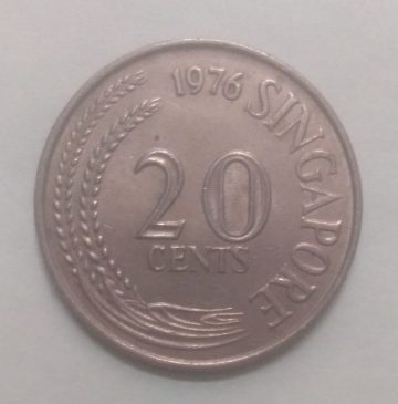 20 Cents 1976 Singapore/ Singapore (used)