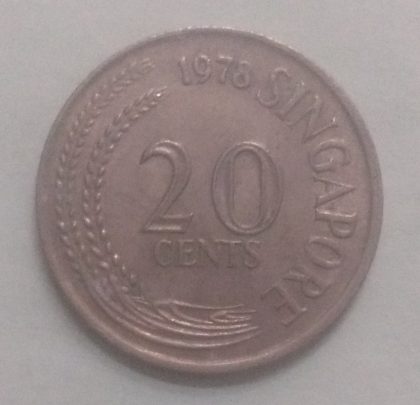 20 Cents 1978 Singapore/ Singapore (used) | Indian Postage Stamps | Indian Coins | Old Indian Currency | Rare Indian Coins | Numismatic Collection India