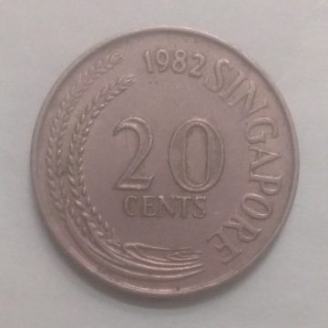 20 Cents 1982 Singapore/ Singapore (used)
