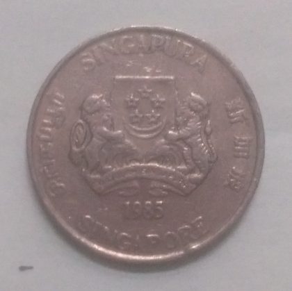 20 Cents 1985 Majulah Singapora/ Singapore (used) | Indian Postage Stamps | Indian Coins | Old Indian Currency | Rare Indian Coins | Numismatic Collection India