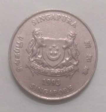 20 Cents 1993 Majulah Singapora/ Singapore (used)