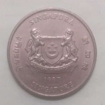 20 Cents 1997 Majulah Singapora/ Singapore (used)