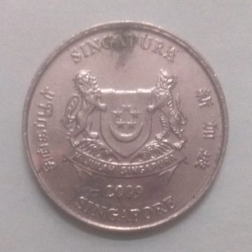 20 Cents 2009 Majulah Singapora/ Singapore (used)