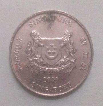 20 Cents 2009 Majulah Singapora/ Singapore (used)