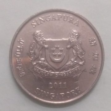 20 Cents 2011 Majulah Singapora/ Singapore (used)