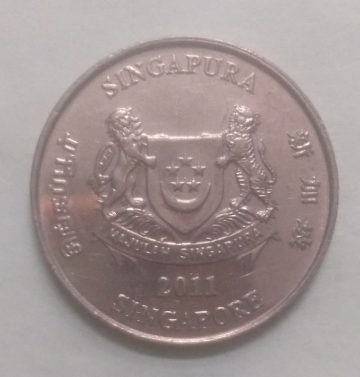 20 Cents 2011 Majulah Singapora/ Singapore (used)