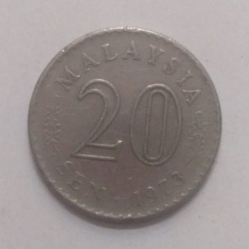 20 Sen _1973 Malaysia (used)