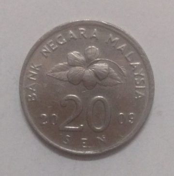 20 Sen _2009 Bank Negara Malaysia (used)