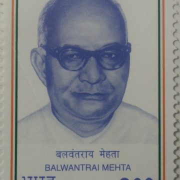 Birth centenary og Balwatrai Meht. (Hinged/Gum washed stamp)