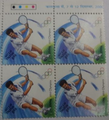Tennis (Block of 4 TL Stamp)