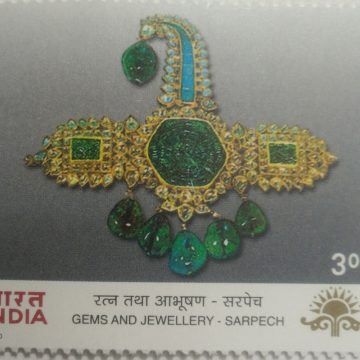 07.10.2000 Sarpech Gems & Jewellery Indepex Asiana - 2000 , Event , Rs. 3 (Hinged/Gum washed stamp)