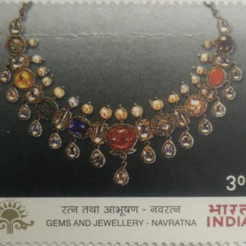 07.10.2000 Navratna Gems & Jewellery Indepex Asiana - 2000 , Event , Rs. 3 (Hinged/Gum washed stamp)