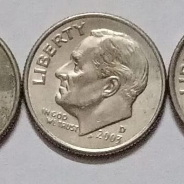 USA 1 DIME 2001-2005 ( 5 COINS)