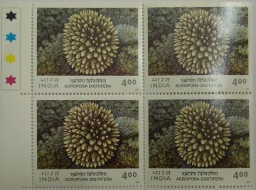 Acropora Digitifera(Block of 4 TL Stamp)