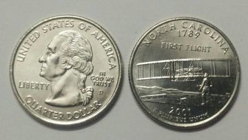 United States Quarter Dollar North Carolina State 1 Coin (# 12/50) UNC