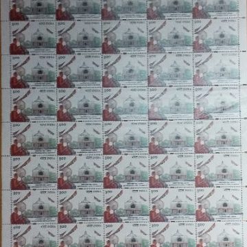 Bauddha Mahotsav,Festival, Mahaparinirvana Temple, kushinagar - Rs.8- MNH (Stamp Full Sheets -40stamps)