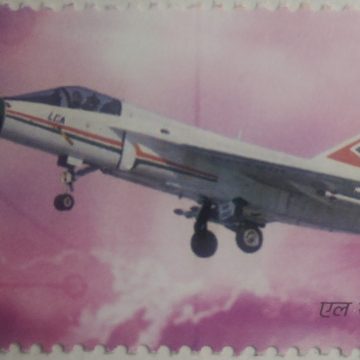 Centenary of Mans First Flight , Defence , Rs 5  (Hinged/Gum washed stamp)