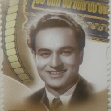 Golden Voices of Yesteryears; Mukesh (Hinged/Gum washed stamp)