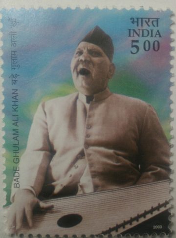 Bade Ghulam Ali Khan , Personality , Rs 5  (Hinged/Gum washed stamp)