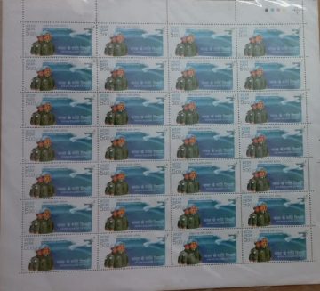 Indian Army in UN Peacekeeping Operations , Peace Keeping, Military, Defence , Rs.5- MNH (Stamp Full Sheets -28stamps)