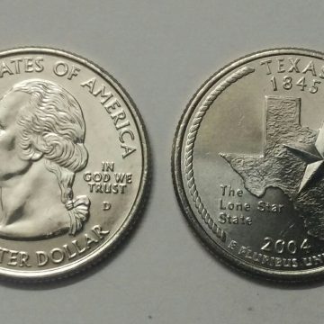 United States Quarter Dollar Texas State 1 Coin (# 28/50) UNC