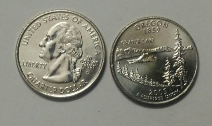 United States Quarter Dollar Oregon State 1 Coin (# 33/50) UNC | Indian Postage Stamps | Indian Coins | Old Indian Currency | Rare Indian Coins | Numismatic Collection India