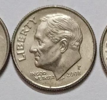USA 1 DIME 2006-2010 (5 COINS)