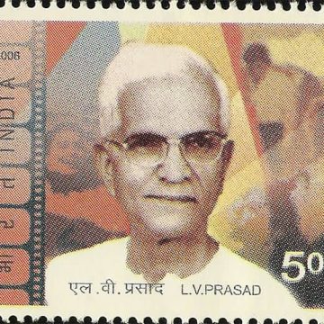 LV Prasad. Personality, Rs. 5  (Hinged/Gum washed stamp)