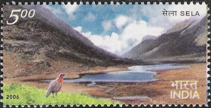Himalayan lakes, Sela, Arunachal Pradesh_Cut Setenant | Indian Postage Stamps | Indian Coins | Old Indian Currency | Rare Indian Coins | Numismatic Collection India