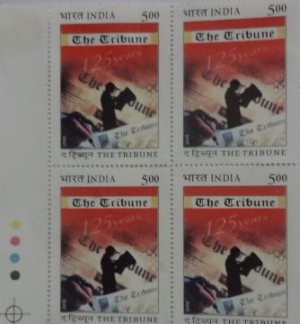 The Tribune(Block of 4 TL Stamp)