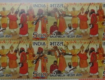 Baul Mela(Block of 4 TL Stamp)