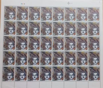 Mehboob Khan. Personality, Rs.5- MNH (Stamp Full Sheets -40stamps)