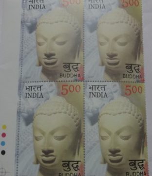 Meditating Buddha(Block of 4 TL Stamp)