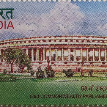 53rd Commonwealth Parliamentary Conference. Event, Rs. 15 (Traffic Light Stamp)