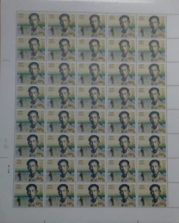 SD Burman. Personality, Rs.15- MNH (Stamp Full Sheets -40stamps)