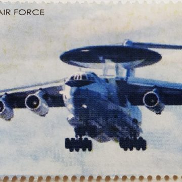 Indian AIR Force Platinum Jubilee 1932-2007 - IL-78 (Traffic Light Stamp)