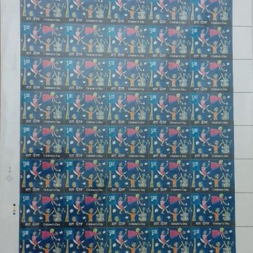 Childrens Day. Thematic, Rs.5- MNH (Stamp Full Sheets -40stamps)