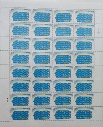 Water Year. Thematic,  Rs.5- MNH (Stamp Full Sheets -32stamps)