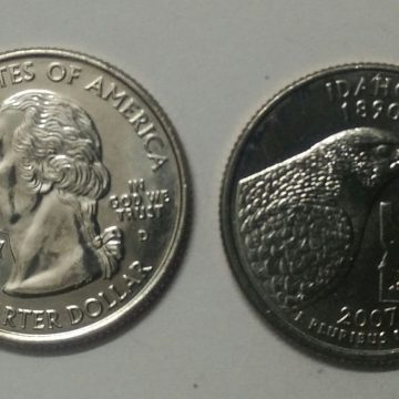 United States Quarter Dollar Idaho State 1 Coin (# 43/50) UNC