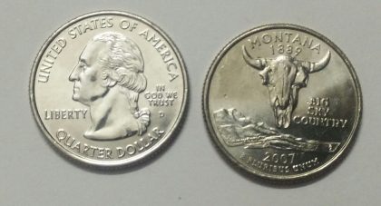 United States Quarter Dollar Montana State 1 Coin (# 41/50) UNC | Indian Postage Stamps | Indian Coins | Old Indian Currency | Rare Indian Coins | Numismatic Collection India