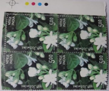 Jasmine Flowers (Block of 4 TL Stamp)