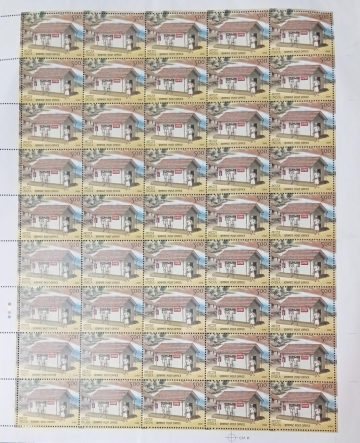 Post Office , Thematic - Rs.5- MNH (Stamp Full Sheets -45stamps)