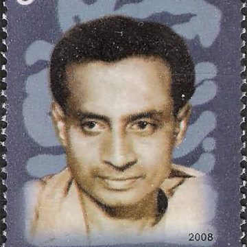 Buddhadeve Bose , Personality , Rs 15  (Hinged/Gum washed stamp)