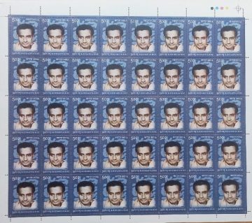 Buddhadeve Bose , Personality ,Rs.5- MNH (Stamp Full Sheets -40stamps)