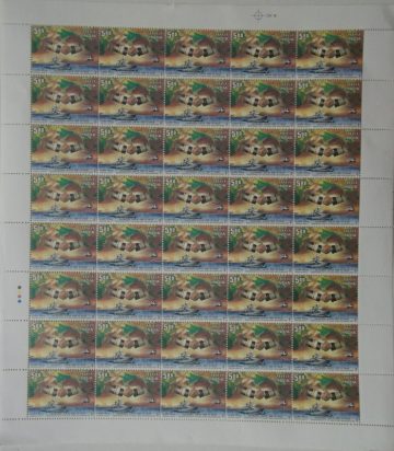 Indian Navy Reaching Out to Maritime Neighbours Defence Rs 5 - MNH (Full sheet - 40 stamps)