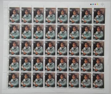 Field Marshal SHFJ Manekshaw Personality Rs 5 - MNH (Full sheet - 40 stamps)