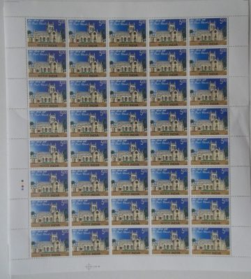 St. Pauls Church Thematic Rs 5 - MNH (Full sheet - 40 stamps)