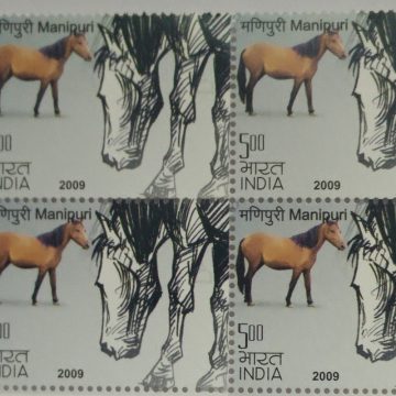 Manipuri(Block of 4 TL Stamp)