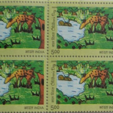 Children's Day(Block of 4 TL Stamp)